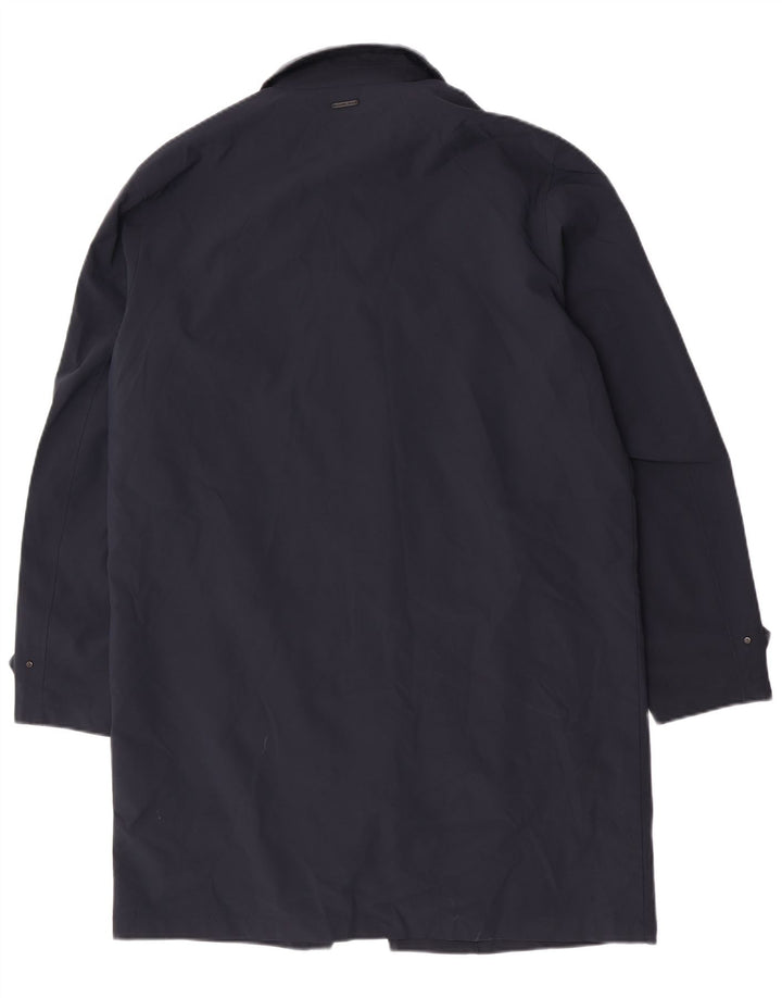 Cappotto da uomo Michael Kors UK 36 piccolo poliestere blu navy