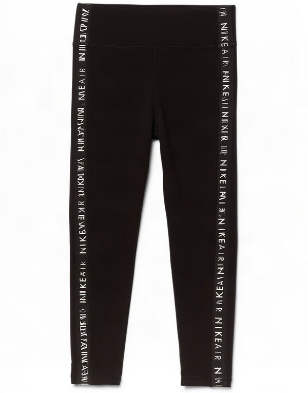 Leggings grafici Nike Crop da donna UK 14 Large Black