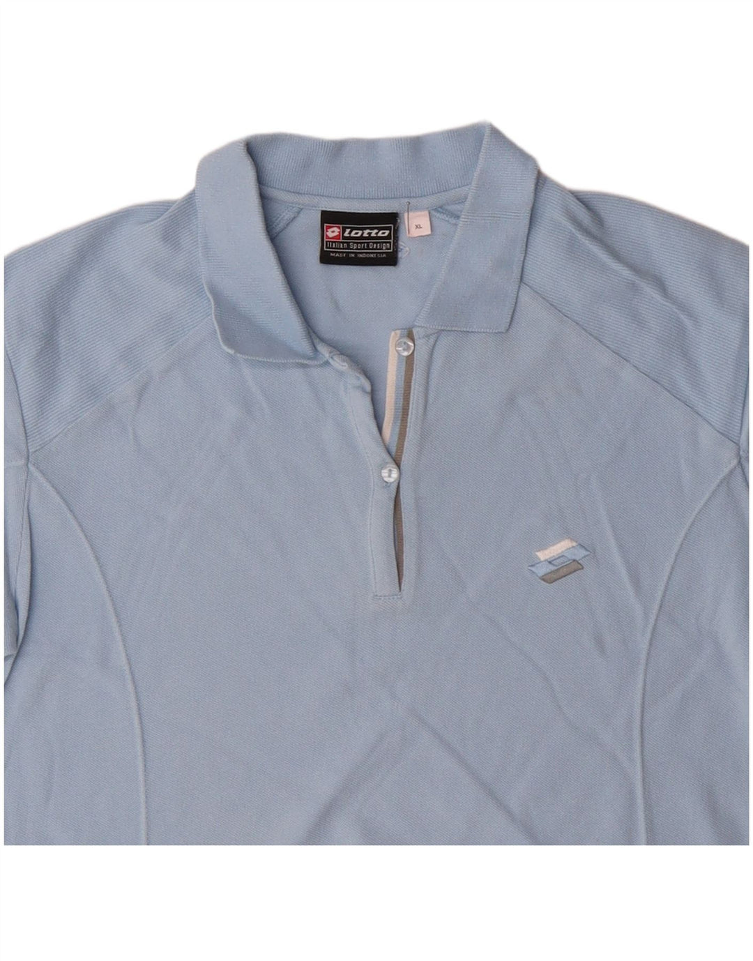 Polo da donna LOTTO UK 18 XL cotone blu
