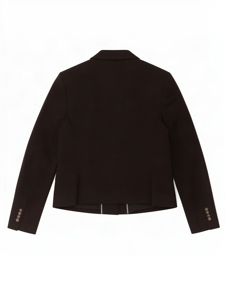 Giacca blazer da donna su misura Marks & Spencer UK 12 media nera