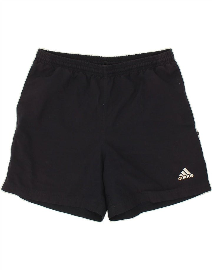 ADIDAS Boys Sport Shorts 15-16 Years Navy Blue Polyester Vintage Adidas and Second-Hand Adidas from Messina Hembry 
