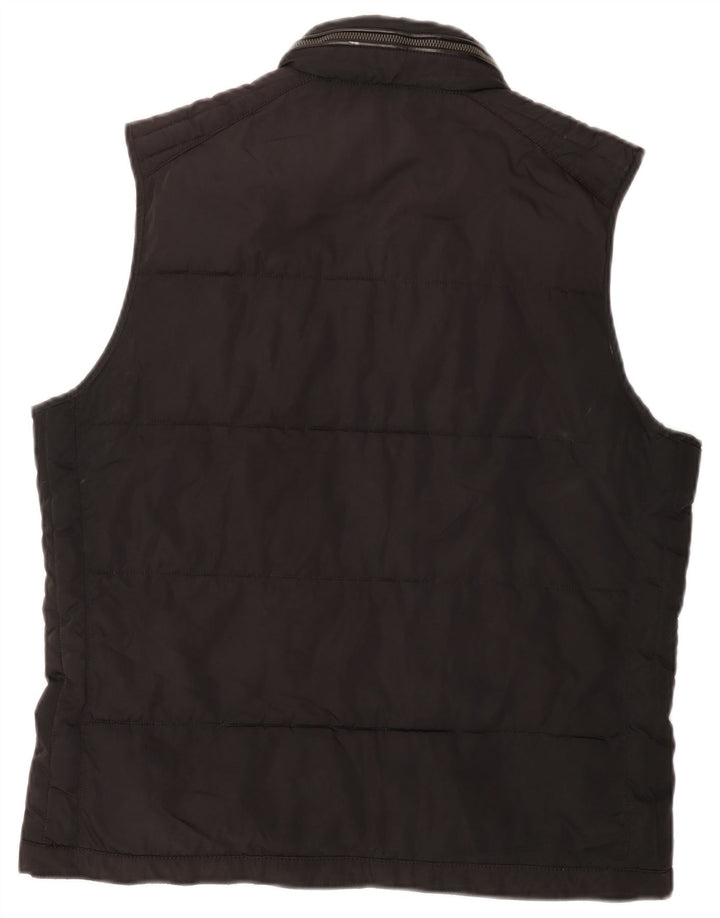 Gilet pratico con cappuccio da donna Zara UK 16 grande poliestere nero