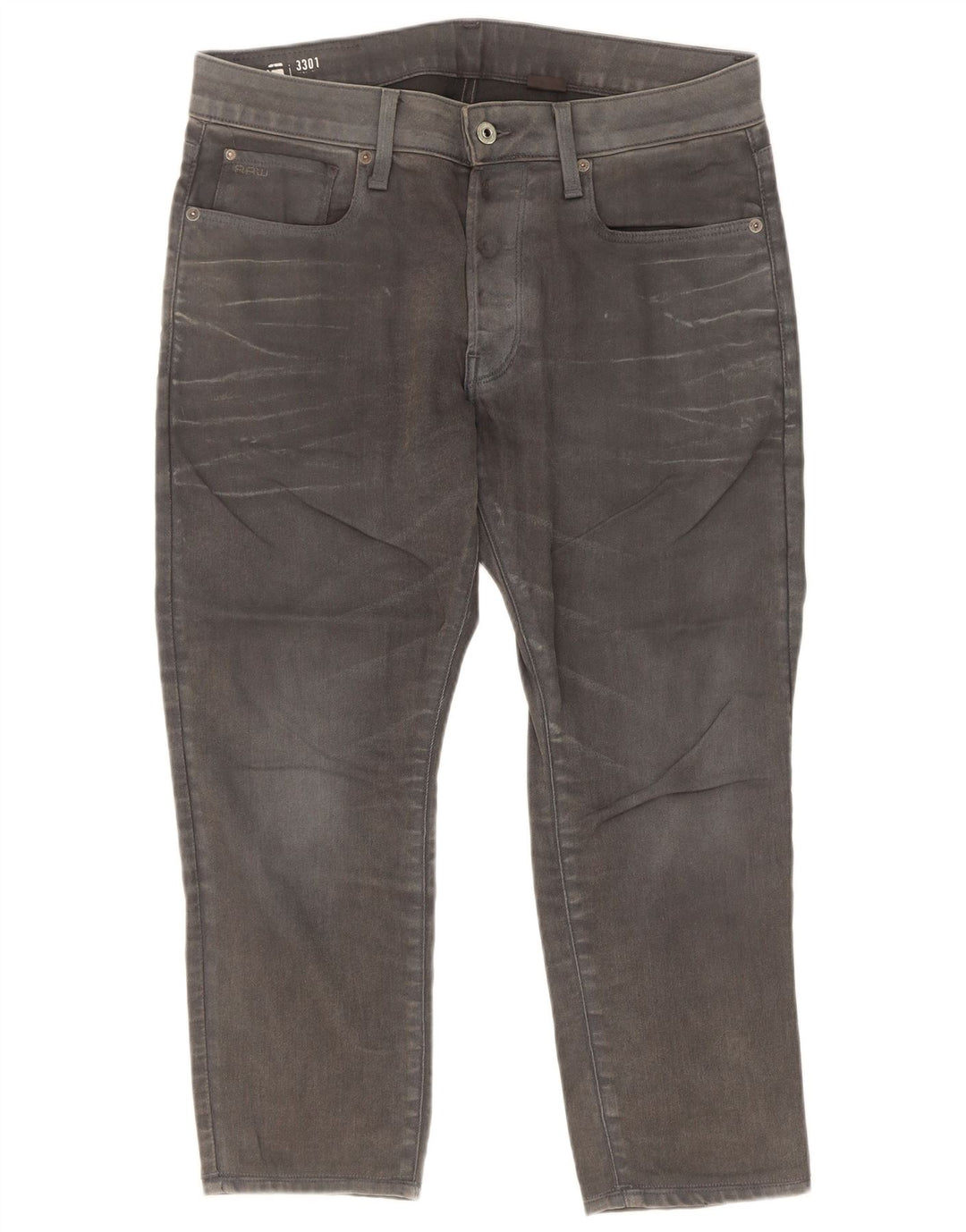 Jeans slim da uomo G-Star W32 L25 cotone grigio