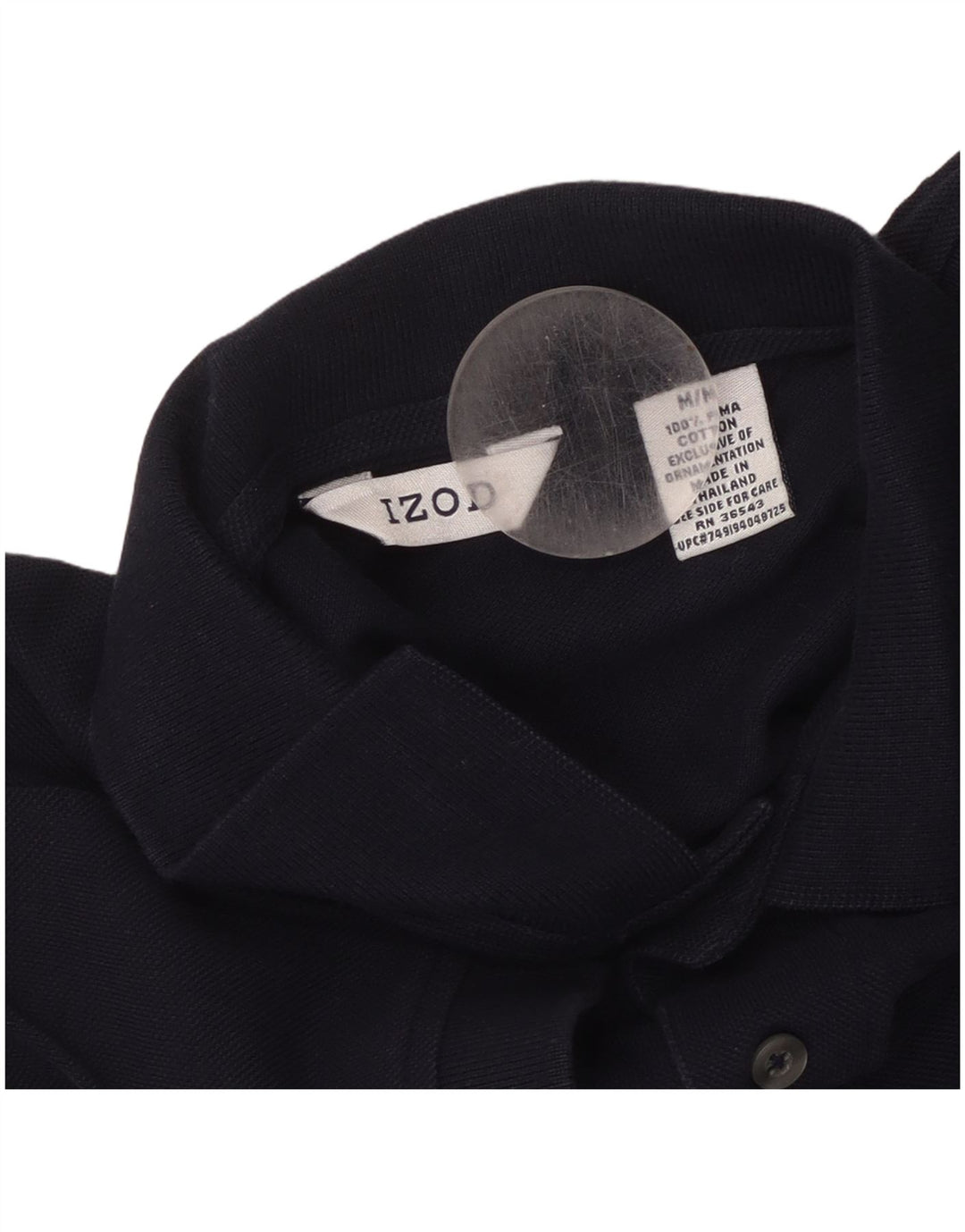 Polo da uomo IZOD in cotone blu navy medio
