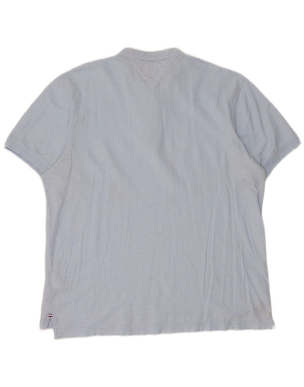 T-shirt slim fit da uomo Tommy Hilfiger Top XL in cotone blu