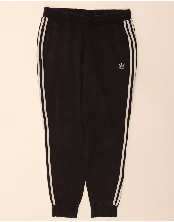Adidas Mens Tracksuit Trousers Joggers XL  Black Cotton
