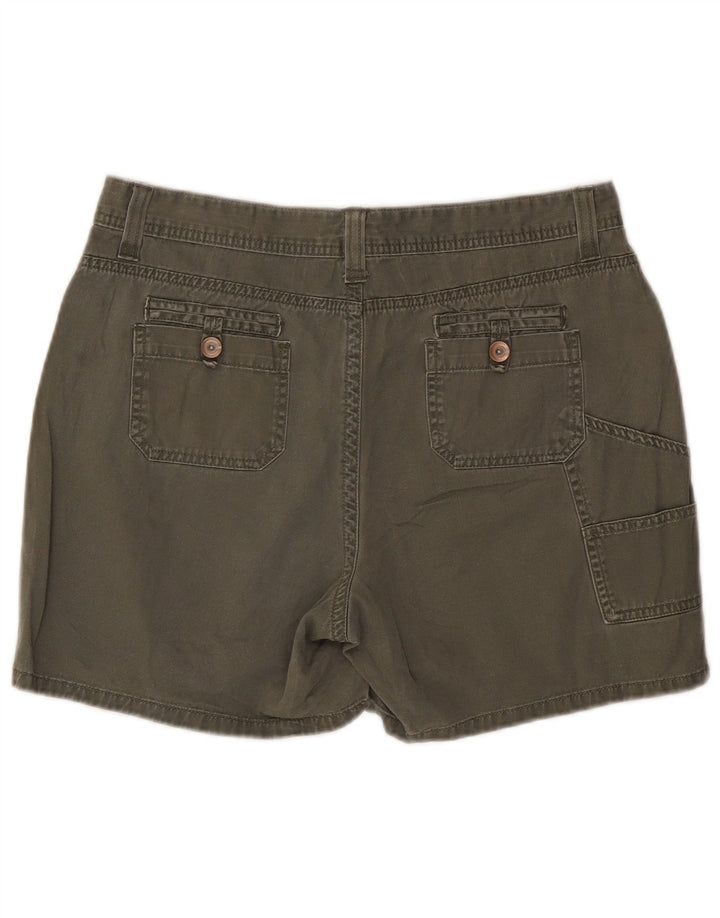 Pantaloncini cargo da donna LEE US 12 Large W32 cotone kaki