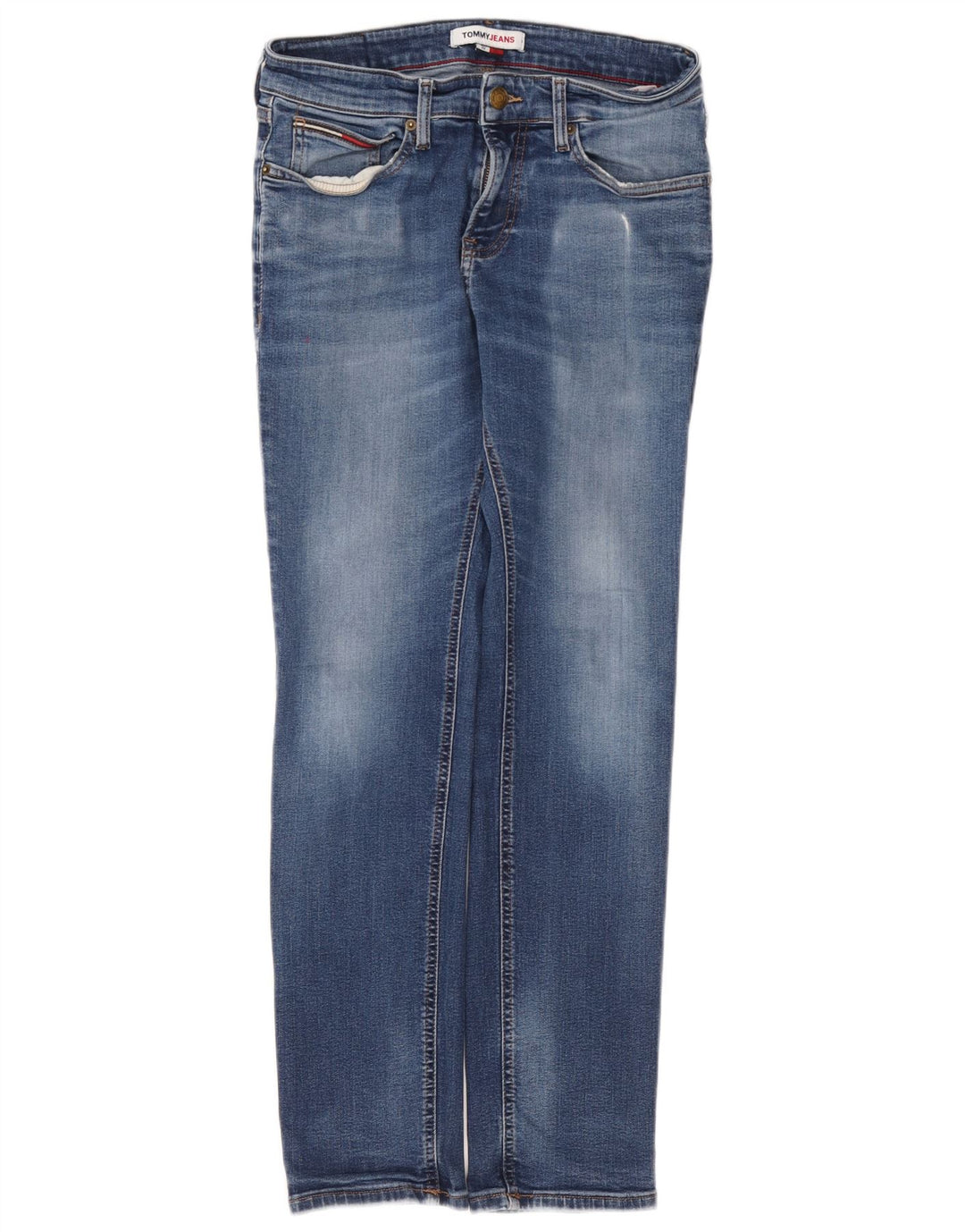 Tommy Hilfiger Donna Scanton Slim Jeans W30 L30 Cotone Blu