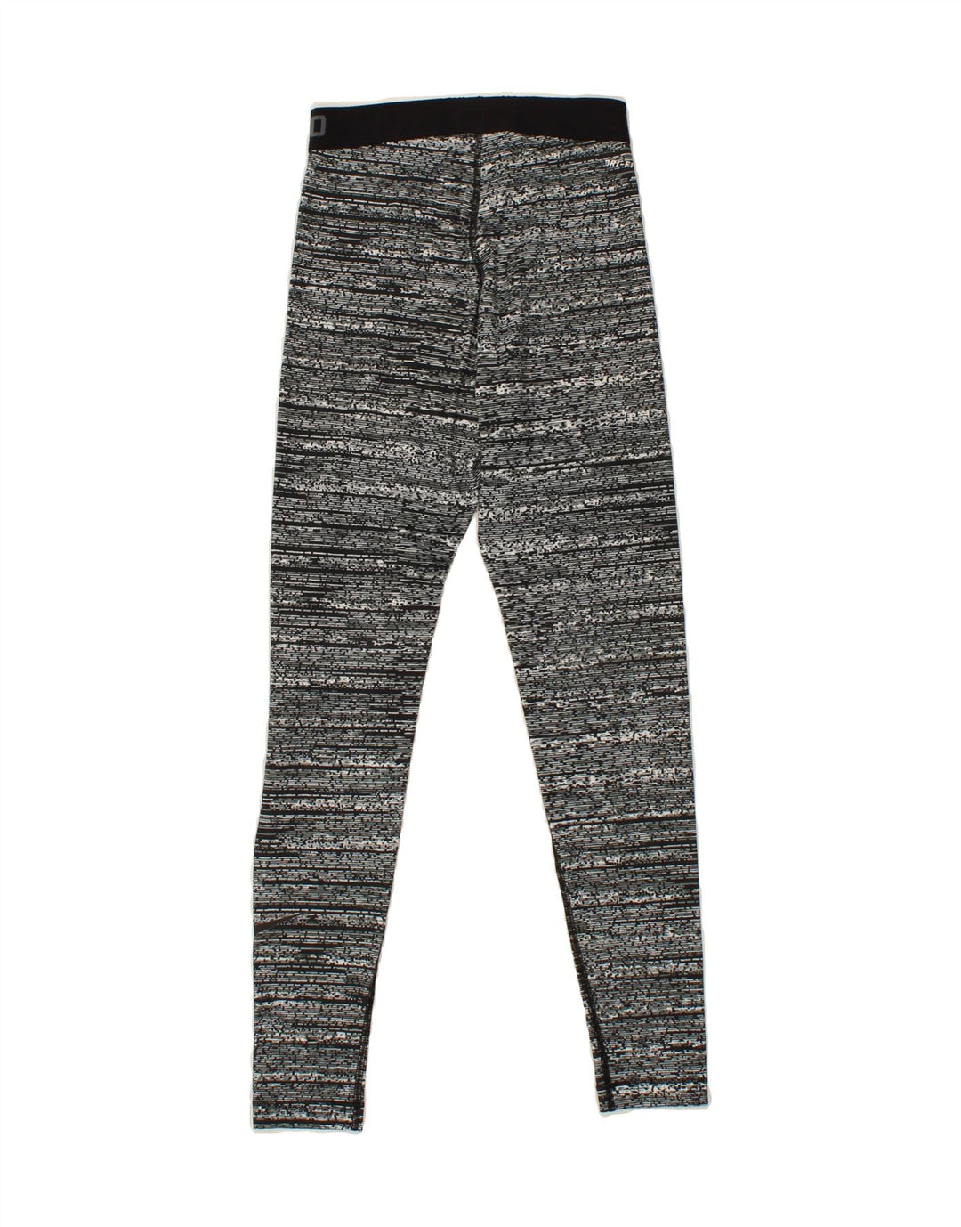 NIKE Womens Dri Fit Leggings UK 4 XS  Grey Striped Polyester Vintage Nike and Second-Hand Nike from Messina Hembry 