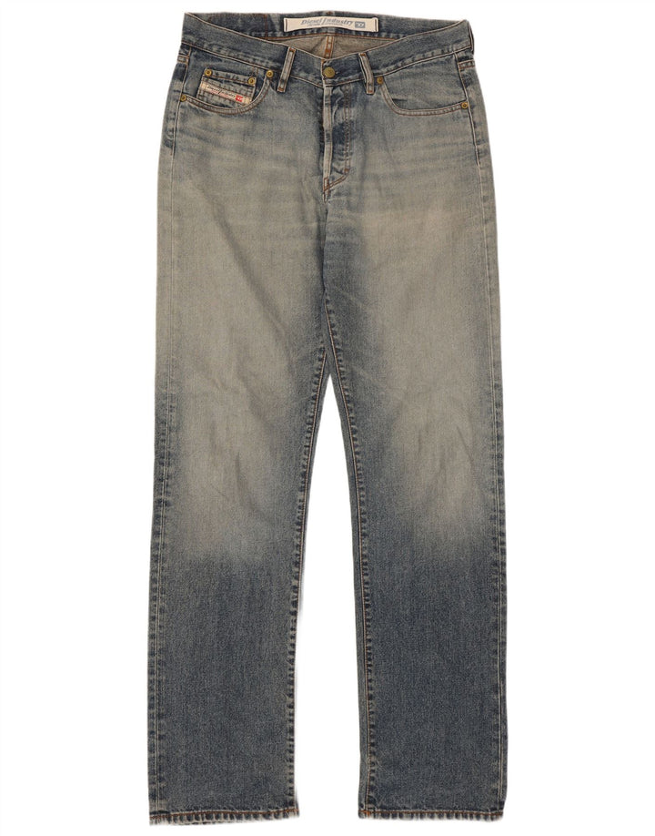 Jeans dritti da uomo Diesel W33 L35 cotone blu