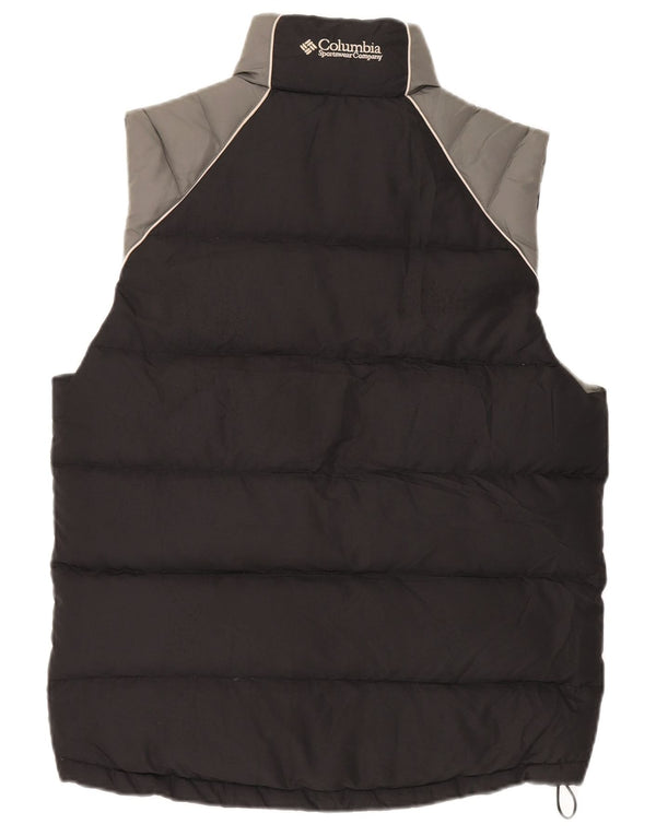 Gilet imbottito da uomo Columbia UK 36 Small Nero Colourblock Poliestere Sportivo