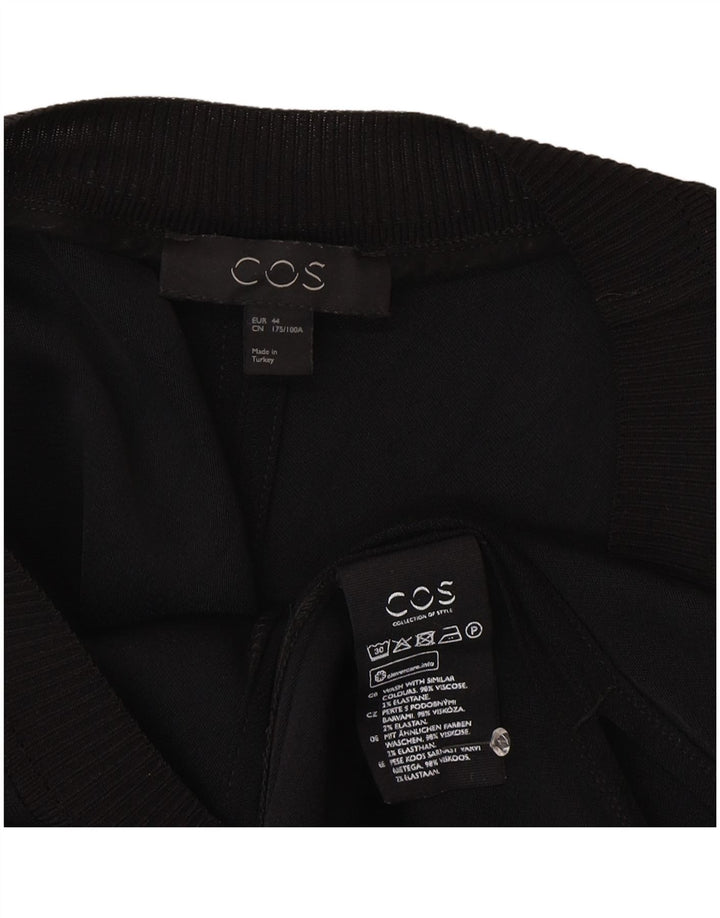 Abito maglione da donna a maniche corte Cos EU 44 XL viscosa nera