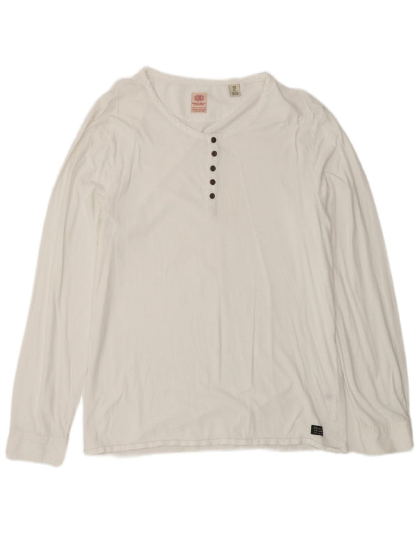 Maglia a maniche lunghe da donna Scotch & Soda UK 18 XL Bianca