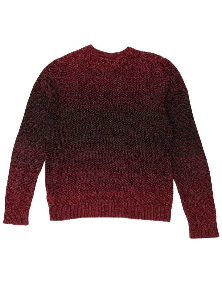 Jack & Jones Maglione da uomo girocollo in cotone color block marrone medio