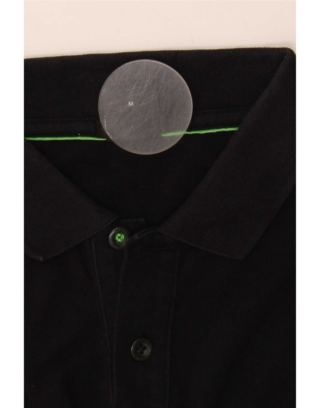 Polo Hugo Boss da uomo vestibilità regolare media nera