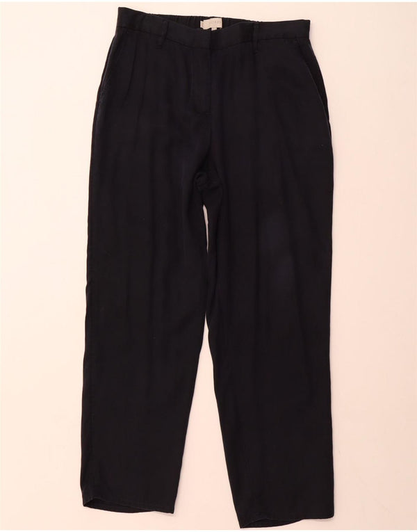 Pantaloni chino dritti da donna HOBBS UK 12 medi W30 L28 blu navy