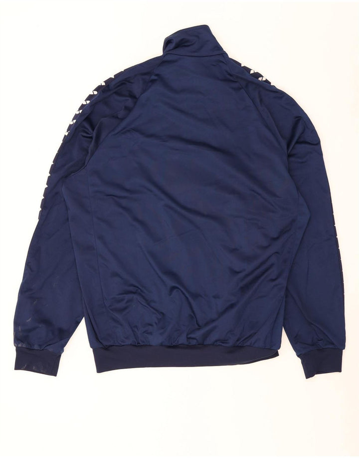 Giacca da ginnastica grafica da uomo Arena XL XL in poliestere color block blu navy