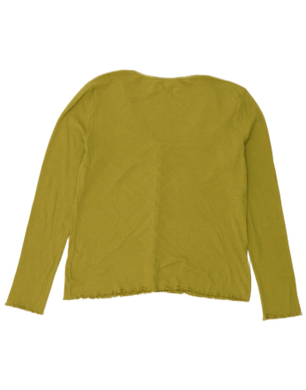 Maglione cardigan da donna Hobbs UK 18 XL cotone verde