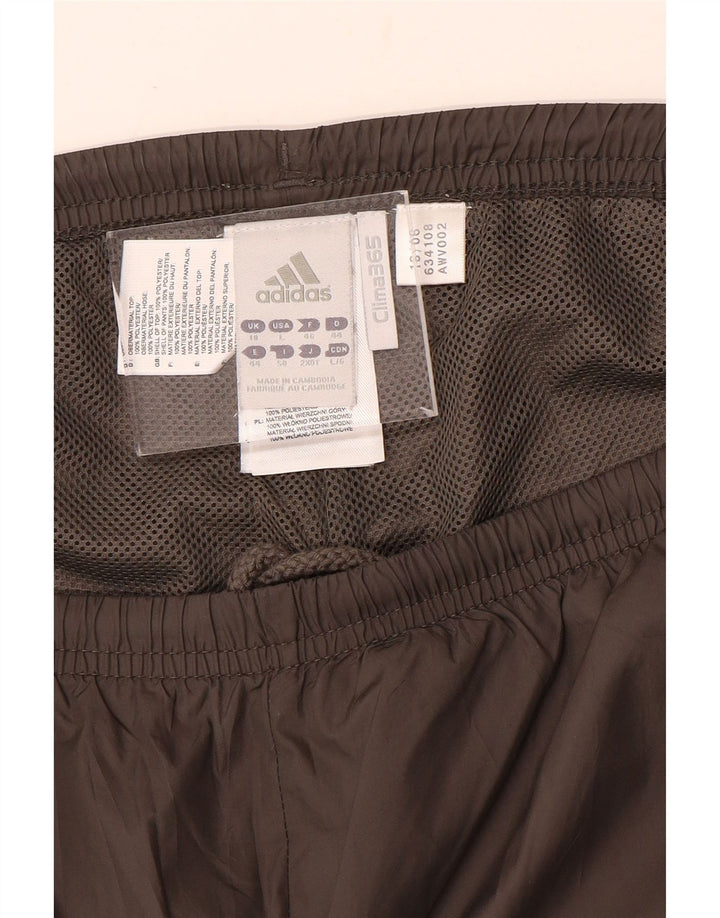 Pantaloni impermeabili da donna Adidas UK 18 XL poliestere marrone