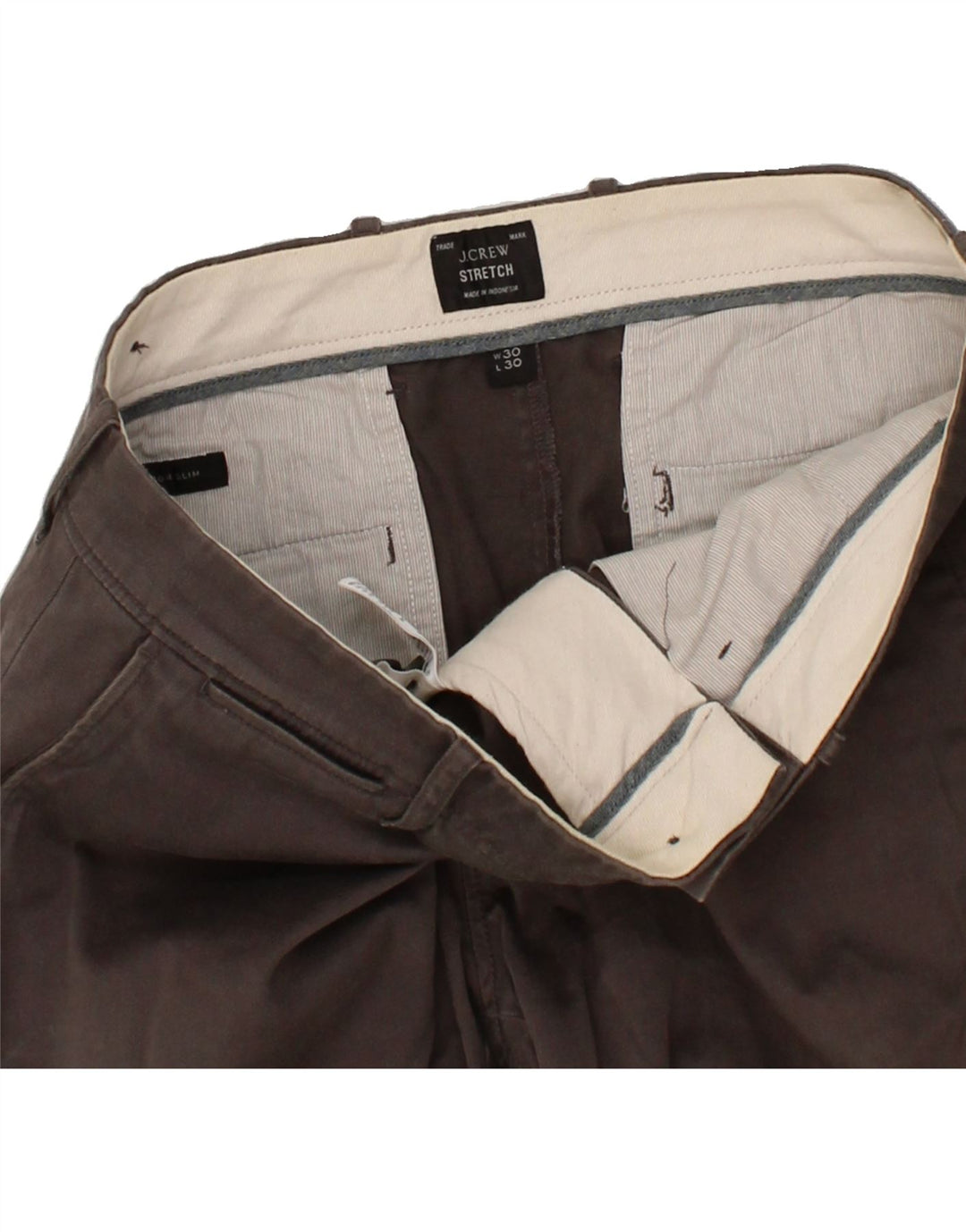 J. CREW Mens Chino Shorts W30 Medium Grey Cotton Vintage J. Crew and Second-Hand J. Crew from Messina Hembry 