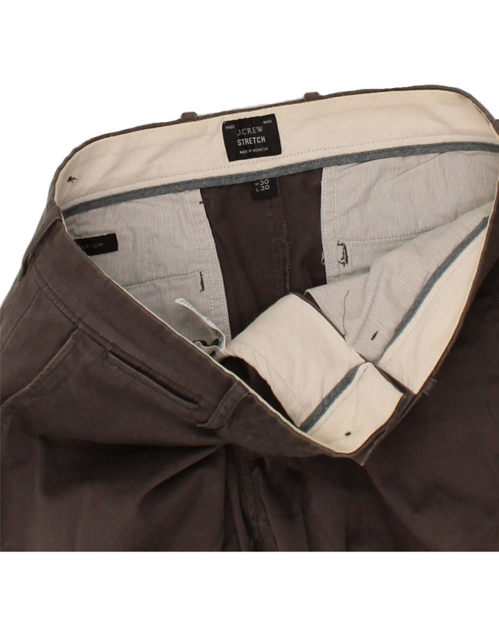 J. CREW Mens Chino Shorts W30 Medium Grey Cotton Vintage J. Crew and Second-Hand J. Crew from Messina Hembry 