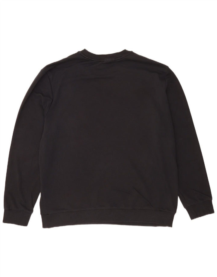 Felpa grafica da uomo Calvin Klein 2XL cotone nero