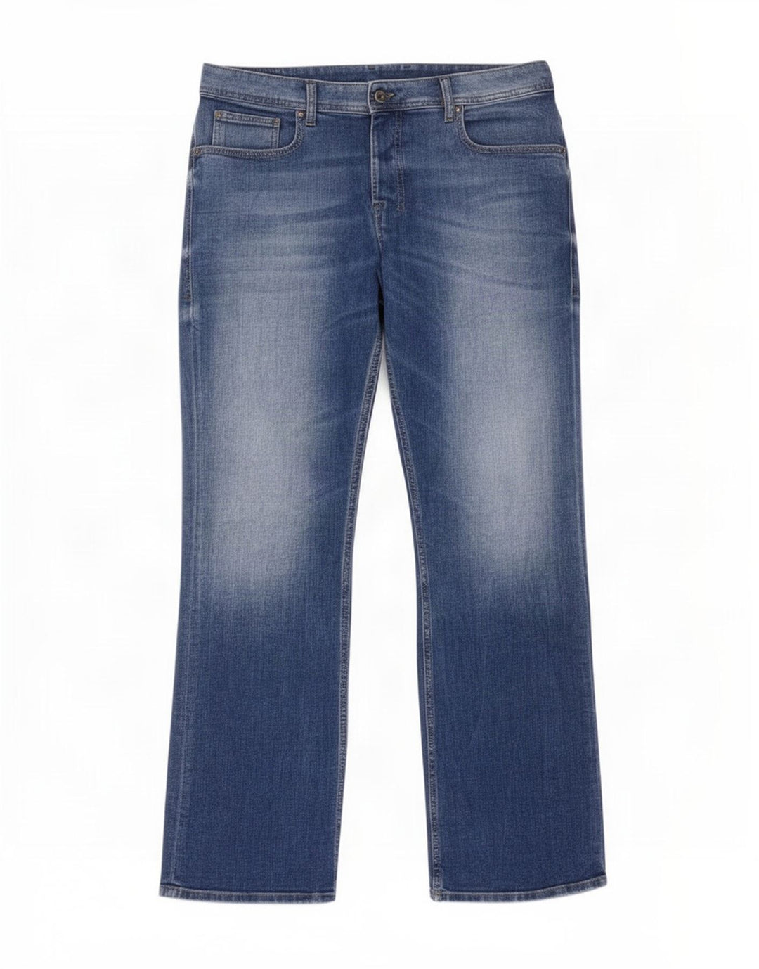 Diesel Jeans Zatiny Regular Bootcut da Uomo W36 L30 Cotone Blu
