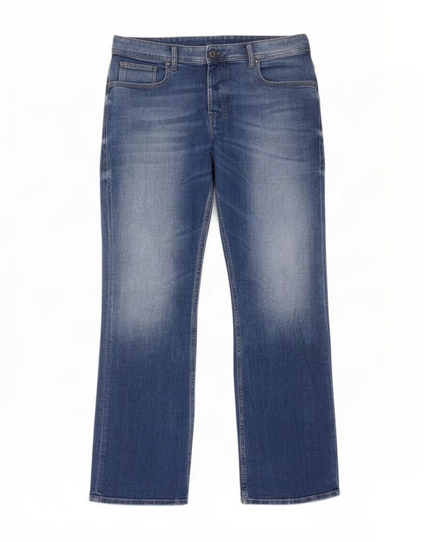 Diesel Jeans Zatiny Regular Bootcut da Uomo W36 L30 Cotone Blu