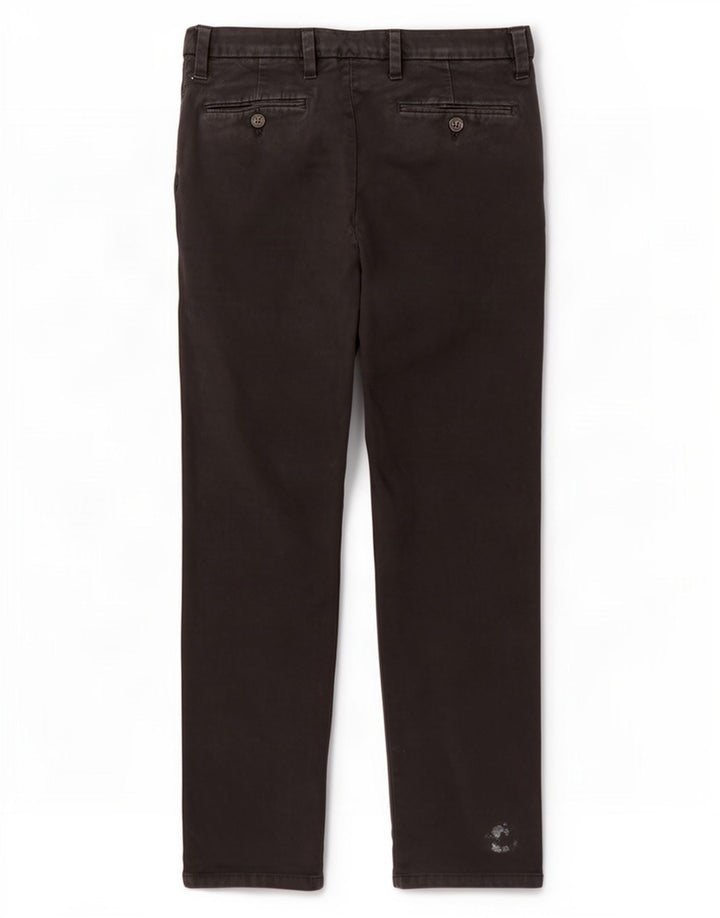 Pantaloni chino regolari dritti da uomo Marks & Spencer W34 L29 cotone nero