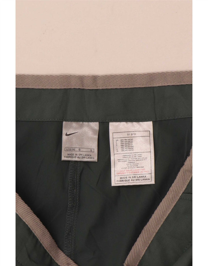 Pantaloncini sportivi Nike da donna US 12/14 Large Verde Poliestere