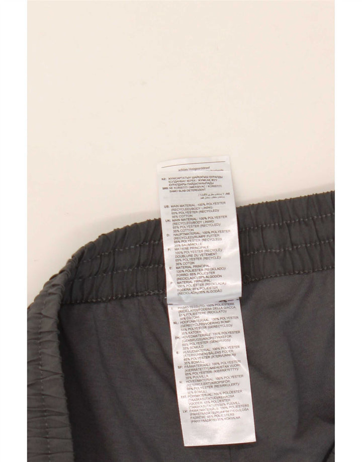 Pantaloni da tuta da uomo Adidas Joggers grandi in poliestere grigio