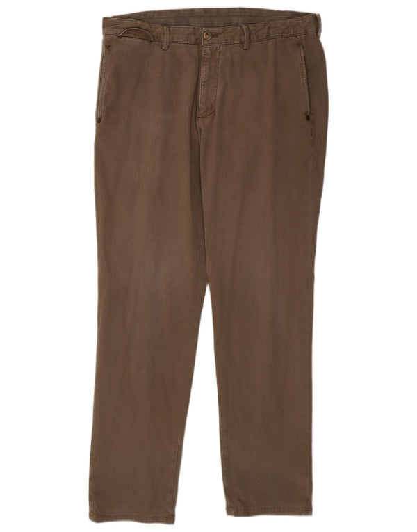 Pantaloni chino slim casual da uomo Massimo Dutti EU 46 XL W36 L31 Beige