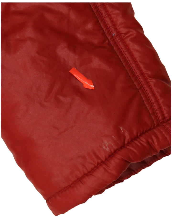 Giacca imbottita con cappuccio Charly Donna IT 48 XL Rosso Colourblock Poliammide