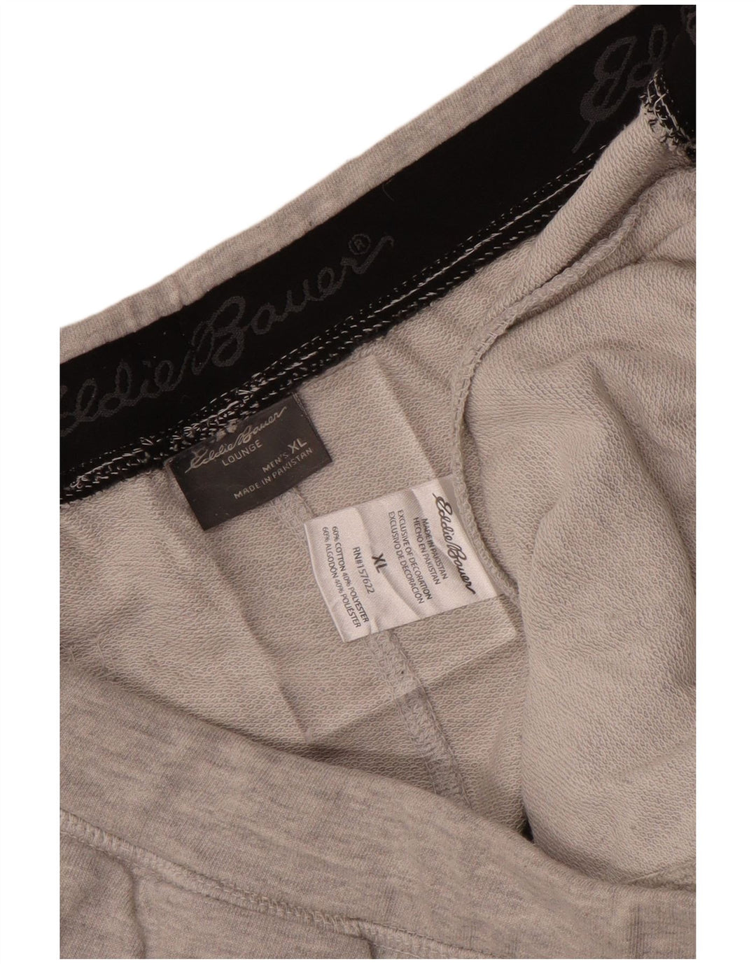 Pantaloncini sportivi da uomo Eddie Bauer XL in cotone grigio