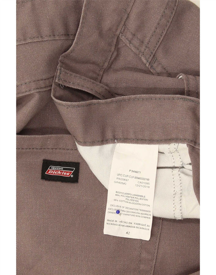 Pantaloncini casual da uomo Dickies W42 2XL Poliestere color block grigio