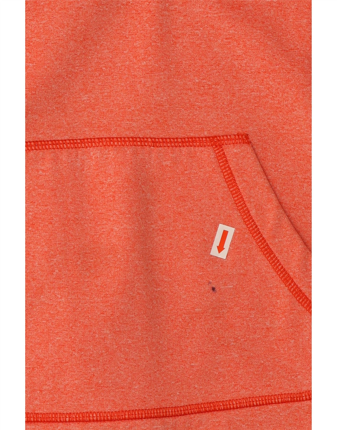 THE NORTH FACE Felpa con cappuccio grafica da donna UK 14 Large Arancione Poliestere