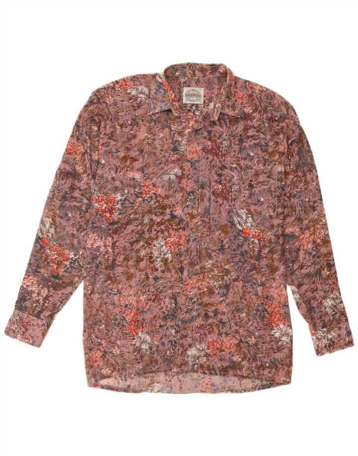 Camicia da uomo Saucatuck taglia 38 rosa medio floreale