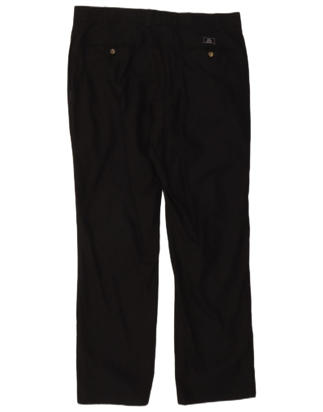 Pantaloni da abito dritti Marks & Spencer da uomo blu Harbour W38 L31 neri