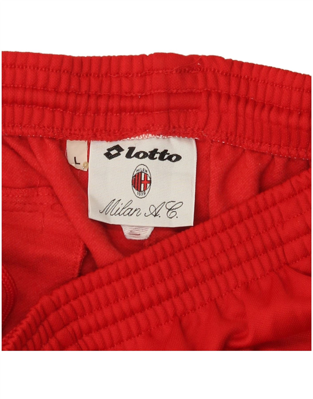 LOTTO Pantaloni da tuta con grafica da donna Joggers UK 16 Large Rosso Poliestere