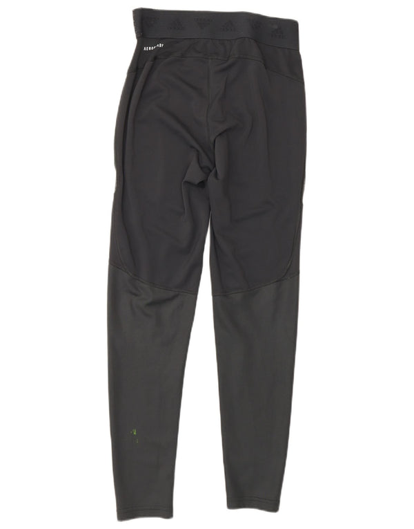 Leggings Adidas Aeroready da donna UK 8/10 Small Black Colourblock Sports