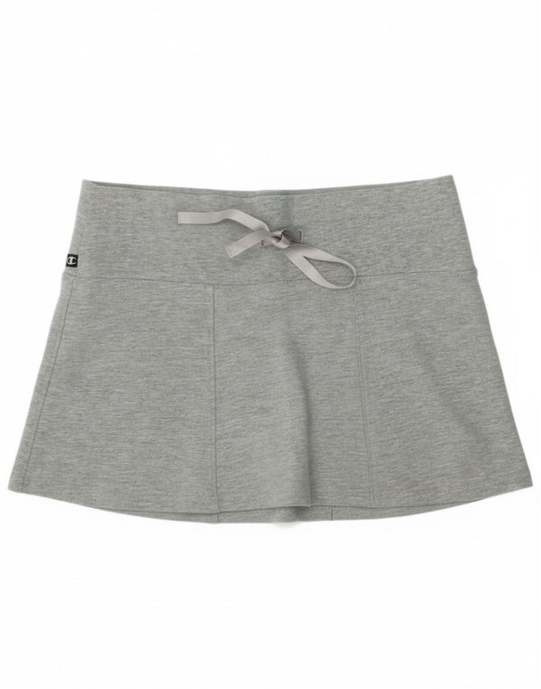 Gonna da tennis da donna Champion UK 10 piccola in cotone grigio screziato