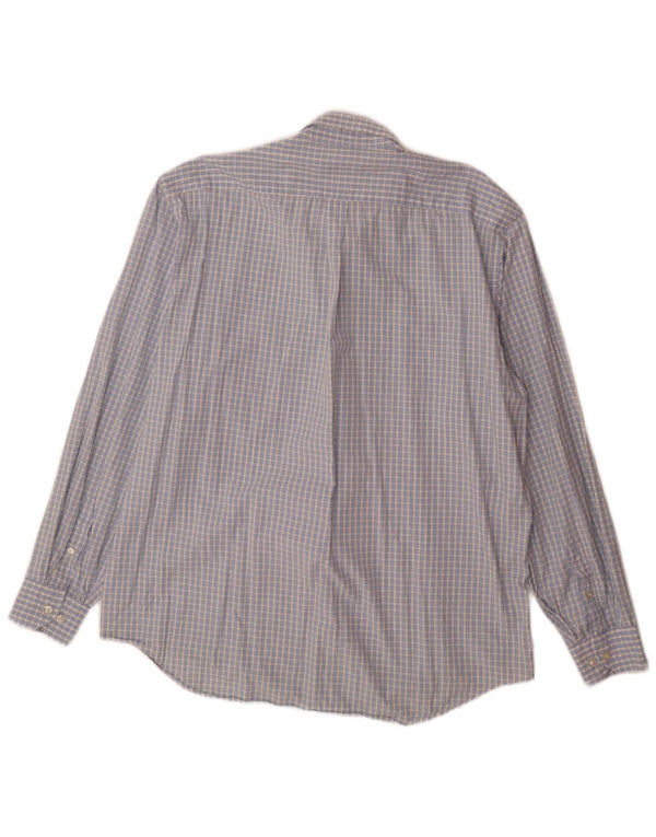 Camicia da uomo Best Company 2XL a quadri blu