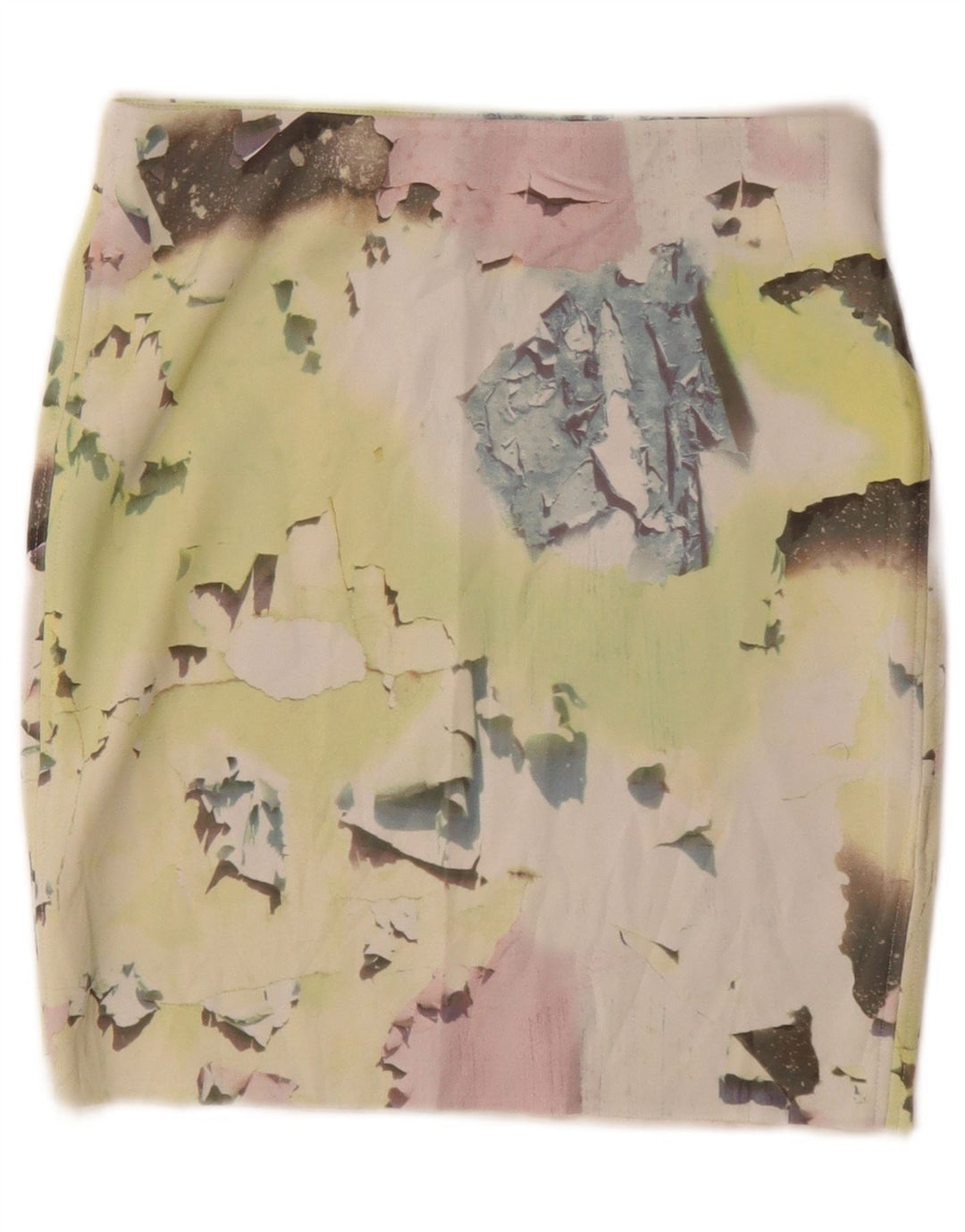 Gonna a tubino con motivo astratto Zara da donna media W28 multicolore
