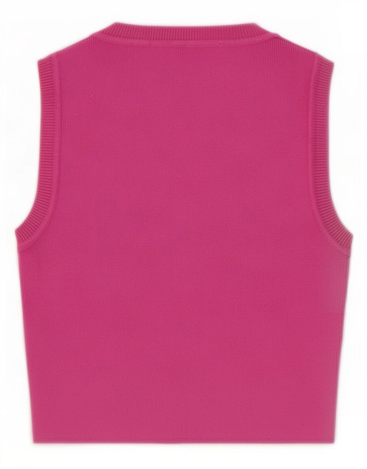 Canotta Zara da donna UK 10 piccola rosa