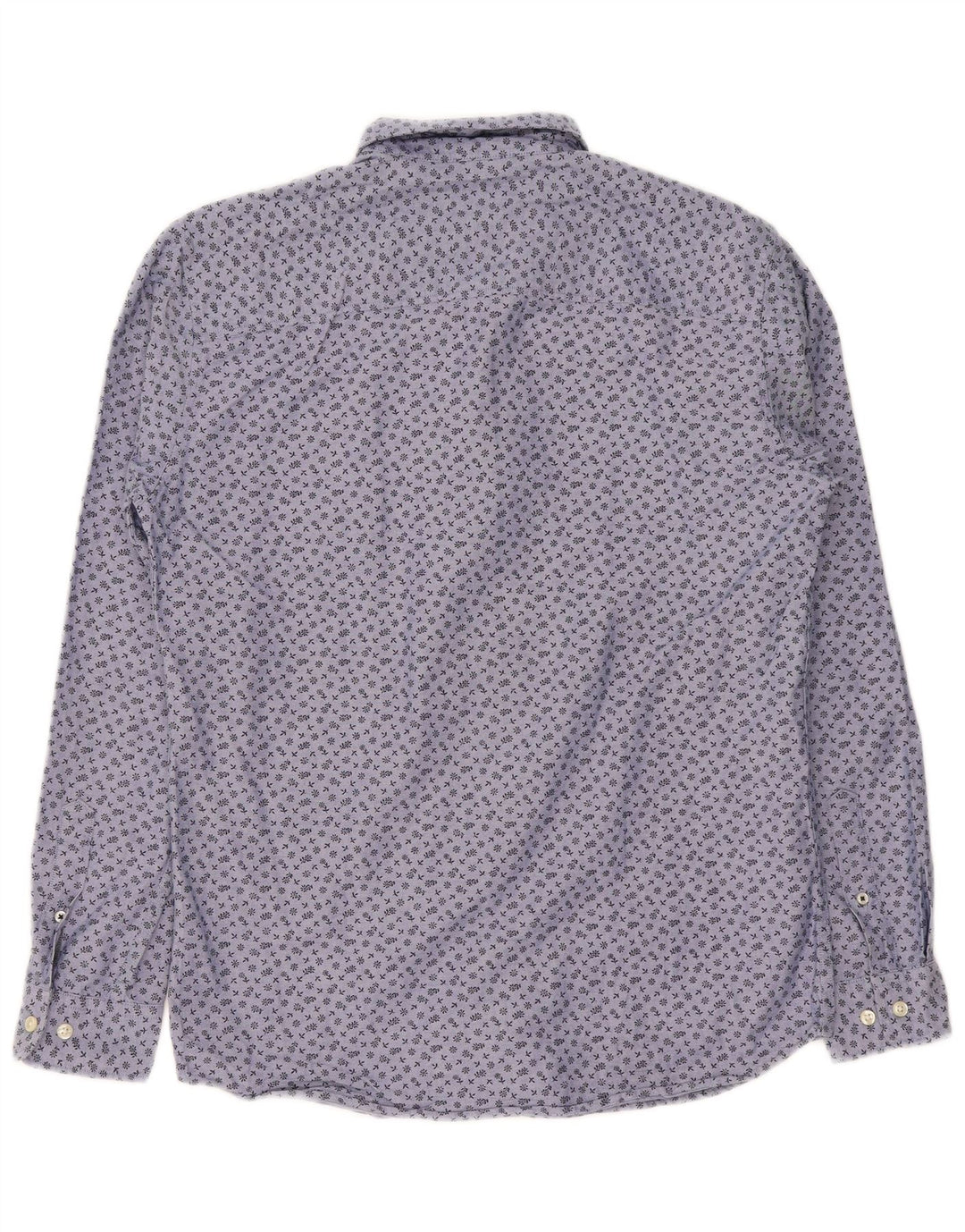 Camicia da uomo Jack & Jones in cotone floreale blu medio