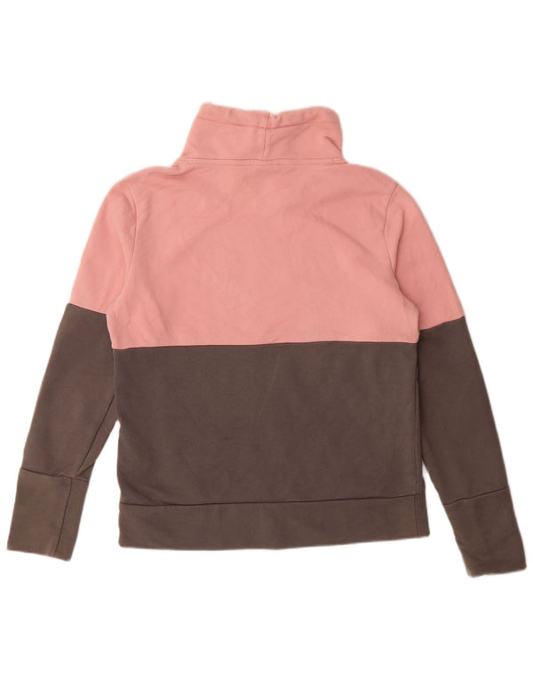 Felpa grafica da donna Puma UK 14 Cotone color block rosa medio