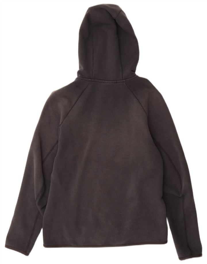 Felpa con cappuccio e zip Nike da uomo piccola nera