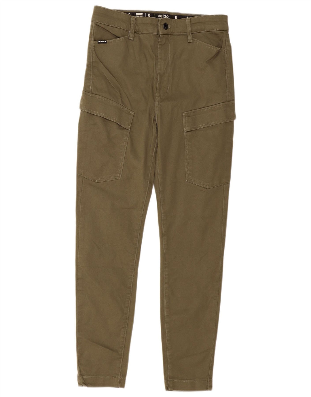 Pantaloni cargo slim da uomo G-STAR W28 L30 cotone kaki