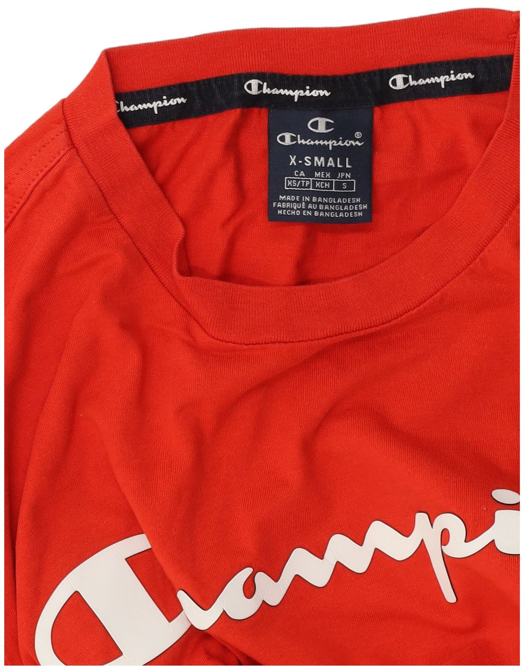 T-shirt grafica da uomo Champion XS rossa