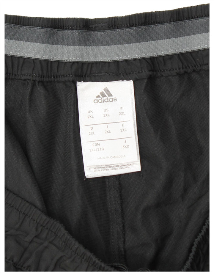 Pantaloncini sportivi da uomo Adidas 2XL poliestere nero